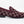 Studded Suede Slip-On Loafer Burgundy