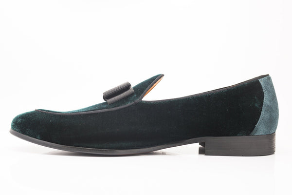 Velvet Formal Loafer Green