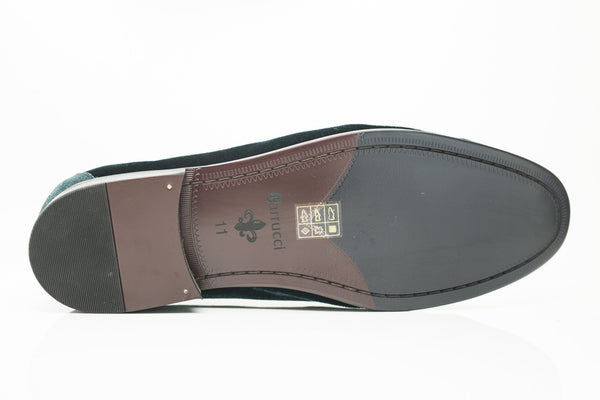 Velvet Formal Loafer Green