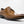 Burnished Calfskin Lace-Up Oxford Cognac