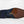 Burnished Calfskin Lace-Up Oxford Navy