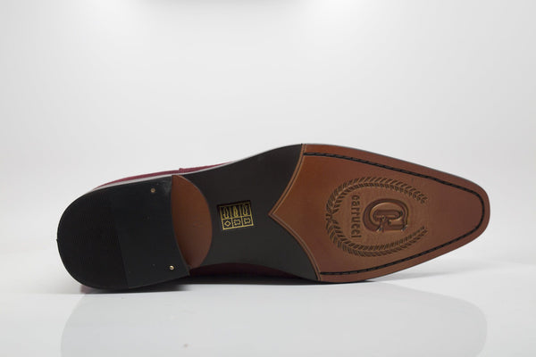 Suede Slip-On Boot Burgundy
