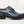 Burnished Calfskin Lace-Up Oxford Blue