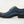 Burnished Calfskin Lace-Up Oxford Blue