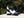 Burnished Calfskin Lace-Up Spectator Oxford Black/White