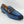 Load image into Gallery viewer, Woven Canvas &amp; Calfskin Slip-On Loafer Blue/Brown
