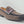 Woven Canvas & Calfskin Slip-On Loafer Brown/Burgundy