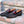 Woven Canvas & Calfskin Slip-On Loafer Brown/Burgundy