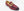 Woven Canvas & Calfskin Slip-On Loafer Burgundy/Camel