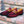 Load image into Gallery viewer, Woven Canvas &amp; Calfskin Slip-On Loafer Burgundy/Camel

