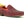 Studded Suede Slip-On Loafer Burgundy