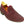 Studded Suede Slip-On Loafer Burgundy