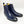 Load image into Gallery viewer, Woven Calfskin Slip-On Boot Blue
