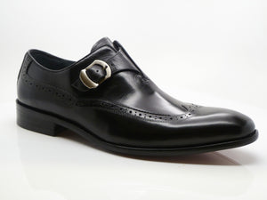 Calfskin Monkstrap Shoe Black
