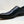 Burnished Calfskin Lace-Up Oxford Navy