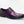 Burnished Calfskin Lace-Up Oxford Purple