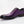 Burnished Calfskin Lace-Up Oxford Purple