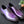 Burnished Calfskin Lace-Up Oxford Purple