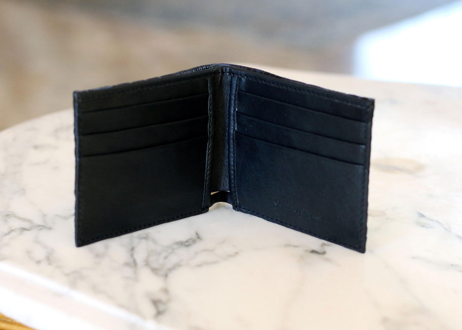 Nylon look alike Wallet- beautiful quality- box + dust bag included