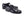Pelle Crocodile Printed Calfskin Sandal Black