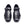 Pelle Crocodile Printed Calfskin Sandal Black