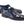 Pelle Crocodile Printed Calfskin Sandal Blue