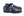 Pelle Crocodile Printed Calfskin Sandal Blue