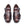 Pelle Crocodile Printed Calfskin Sandal Brown