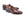 Crocodile Embossed Calfskin Slip-On Loafer Brown