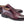 Load image into Gallery viewer, Pelle Deerskin &amp; Polished Calfskin Lace-Up Oxford Burgundy
