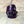 Burnished Calfskin Belt Purple