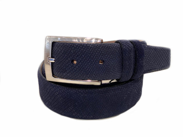 Corrente Suede Belt Navy
