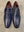 Pelle Exotics Crocodile Slip-On Loafer Blue