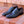 Load image into Gallery viewer, Pelle Exotics Ostrich Slip-On Penny Loafer Blue
