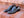 Pelle Exotics Ostrich Slip-On Penny Loafer Grey