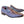 Pelle Exotics Ostrich Slip-On Penny Loafer Grey