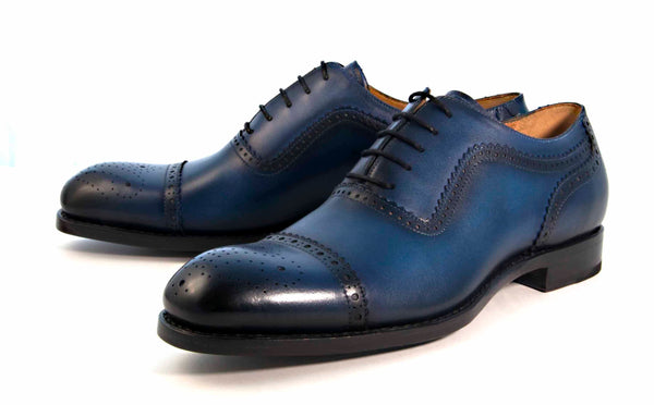 Gaelic Cap Toe Oxford Navy