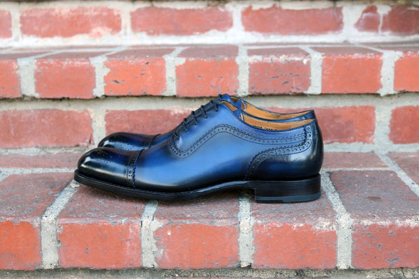 Gaelic Cap Toe Oxford Navy