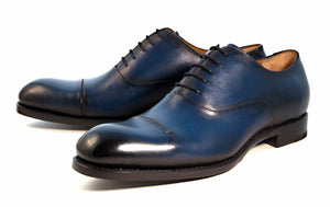 Gianni Cap Toe Oxford Navy