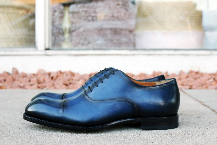 Gianni Cap Toe Oxford Navy