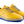 Load image into Gallery viewer, Pelle &quot;Monaco&quot; Ostrich Lace-Up Shoe Yellow
