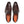 Cap Toe Lizard Lace Up Derby Brown