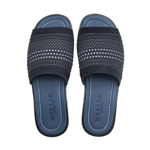 Mezlan Woven Slide Sandal Blue
