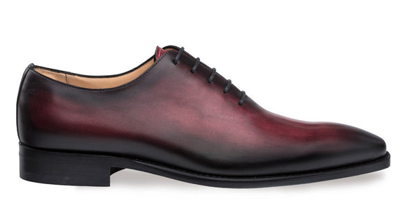Pamplona Lace-Up Oxford Burgundy