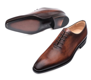 Pamplona Lace-Up Oxford Cognac