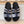 Load image into Gallery viewer, Pelle &quot;Vinnie&quot; Slip-On Calfskin Sandal Black/White
